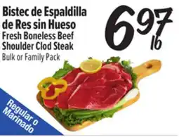 El Super Fresh Boneless Beef Shoulder Clod Steak offer