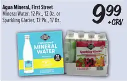 El Super Mineral Water, 12 Pk., 12 Oz. or Sparkling Glacier, 12 Pk., 17 Oz offer