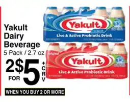 Superior Grocers Yakult Dairy Beverage offer