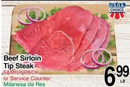 Superior Grocers Beef Sirloin Tip Steak offer