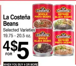Superior Grocers La Costeña Beans offer