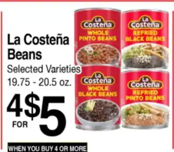 Superior Grocers La Costeña Beans offer
