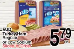 Superior Grocers FUD Turkey Ham Regular or Low Sodium offer