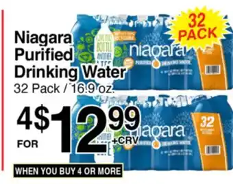 Superior Grocers Niagara Purified Drinking Water offer