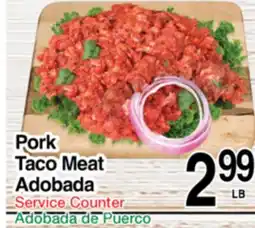 Superior Grocers Pork Taco Meat Adobada offer