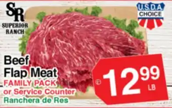 Superior Grocers Beef Flap Meat offer