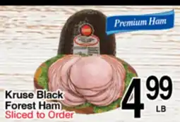 Superior Grocers Kruse Black Forest Ham offer