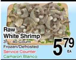 Superior Grocers Raw White Shrimp offer