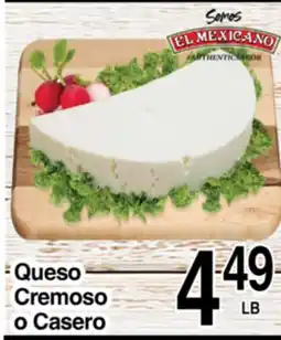Superior Grocers Queso Cremoso o Casero offer
