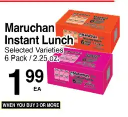 Superior Grocers Maruchan Instant Lunch offer