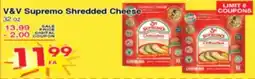 Superior Grocers V&V Supremo Shredded Cheese offer