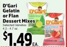 Superior Grocers D'Gari Gelatin Dessert Mixes offer