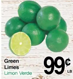 Superior Grocers Green Limes offer