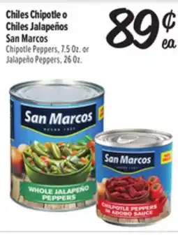 El Super Fresh San Marcos Chiles Chipotle o Chiles Jalapeños San Marcos offer