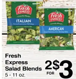 Superior Grocers Fresh Express Salad Blends offer