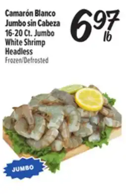 El Super Fresh Jumbo White Shrimp Headless offer