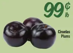 El Super Fresh Plums offer