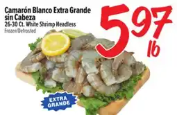 El Super Fresh White Shrimp Headless offer
