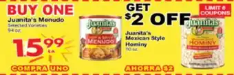 Superior Grocers Juanita's Menudo offer