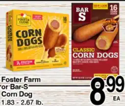 Superior Grocers Foster Farm or Bar-S Corn Dog offer