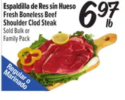 El Super Fresh Espaldilla de Res sin Hueso offer