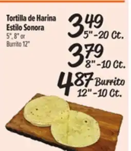 El Super Fresh Tortilla de Harina Estilo Sonora offer