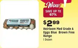 Grocery Outlet Blue Brown Free Range offer