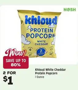 Grocery Outlet White Cheddar Protein Popcorn offer