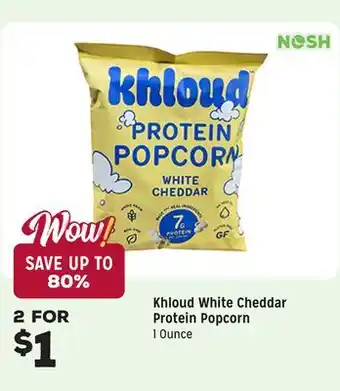 Grocery Outlet White Cheddar Protein Popcorn offer