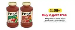 Grocery Outlet Prego Pasta Sauce offer