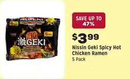 Grocery Outlet Geki Spicy Hot Chicken Ramen offer