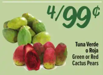 El Super Fresh Green or Red Cactus Pears offer