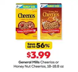 Grocery Outlet General Mills Cheerios or Honey Nut Cheerios offer