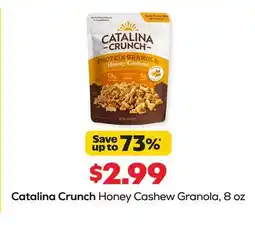 Grocery Outlet Catalina Crunch Honey Cashew Granola offer