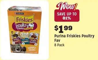 Grocery Outlet Friskies Poultry Fav offer