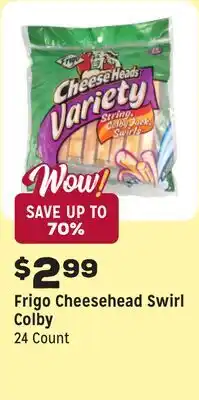 Grocery Outlet Cheesehead Swirl Colby offer