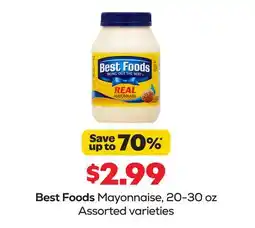 Grocery Outlet Best Foods Mayonnaise offer