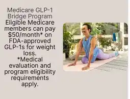 Walgreens Eligible Medicare members can pay $50/month* on FDA-approved GLP-1s for weight loss offer