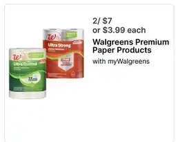 Walgreens Walgreens Premium Paper Products offer
