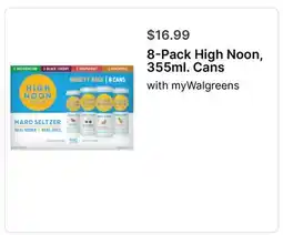 Walgreens 8-Pack High Noon offer