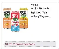 Walgreens Ryl Iced Tea offer