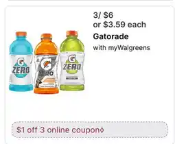 Walgreens Gatorade offer