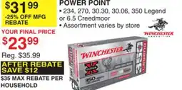 Dunham's Sports WINCHESTER POWER POINT offer