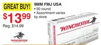 Dunham's Sports WINCHESTER 9MM FMJ USA offer