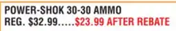 Dunham's Sports POWER-SHOK 30-30 AMMO offer