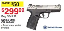 Dunham's Sports SMITH & WESSON SD 2.0 9MM OR 40S&W offer