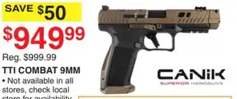 Dunham's Sports CANIK TTI COMBAT 9MM offer