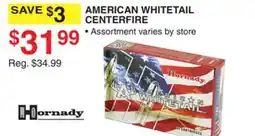 Dunham's Sports HORNADY AMERICAN WHITETAIL CENTERFIRE offer