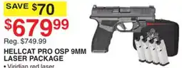 Dunham's Sports HELLCAT PRO OSP 9MM LASER PACKAGE offer