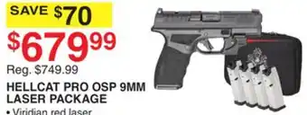 Dunham's Sports HELLCAT PRO OSP 9MM LASER PACKAGE offer